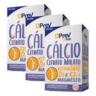 DPrev Cálcio com 60 Comprimidos Kit com três unidades