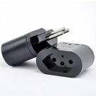 DPS 3 Pinos 10A Pocket Anti Raio Surto Protetor Preto Clamper