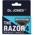 Dr. Jones Recarga De Aparelho De Barbear The Razor4 4 Unidades