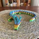 Dragão Articulado Brinquedo Fidget Sensorial Anti Stress Presente Criativo Divertido Impressão 3D