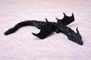 Dragão Articulado Fidget Autista Criança Com Asa Premium Preto