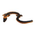Dragão Articulado Flexível 30cm Anti Estresse Sensorial Decorativo e Descompressão - Dragão Articulado Flexível 30cm Anti Estresse Sensorial Decorativo e Descompressão -