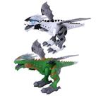 Dragão Dinossauro Robô Solta Fumaça com luz e som Cyber Dragão Dinossauro Robô Solta Fumaça com luz e som Cyber