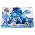 Dragão Gelo Azul Robo Alive Candide