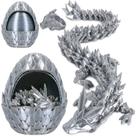 Dragon Egg iBuddy impresso em 3D com dragão articulado no interior