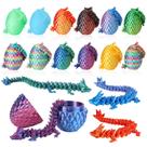 Dragon Eggs Joyvilla impressos em 3D com interior de dragão, 12 unidades