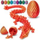 Dragon Toy TBOLINE 12 Dragão impresso em 3D Dragon Egg Crystal Dragon