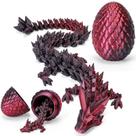 Dragon Toy TBOLINE 12 Ovo de dragão impresso em 3D para meninos e adolescentes