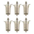 Drain Buddy Ultra Flo pacote com 6 cestos coletores de cabelo para ralo de pia