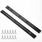 Drawer Slides Ravinte Soft Close 60 cm, 2 pares, pacote com 4, preto