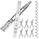 Drawer Slides Sulawskys Soft Close 10 polegadas 6 pares de 100 libras
