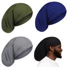Dreadlock Cap Tatuo, unissex, cabelo comprido, Dreads Head Wrap x4