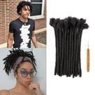 Dreadlock Extensions Alishow, cabelo humano 100% real, 20 cm e 20 fios