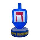 Dreidel Inflável Gift Mark de 1,83 m para Decoração Interna e Externa