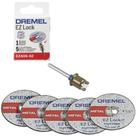 Dremel EZ406-02 - Mandril EZ Lock com 5 Discos de Corte para Metal DREMEL Dremel EZ406-02 - Mandril EZ Lock com 5 Discos de Corte para Metal DREMEL