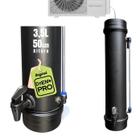 Dreno Coletor de Água p/ Ar Condicionado 3,5L Cor Preto 50cm.