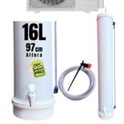 Dreno Coletor para Ar Condicionado com Gotejador 16L Branco Alta Capacidade