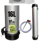 Dreno Coletor para Ar Condicionado com Gotejador 16L Prata