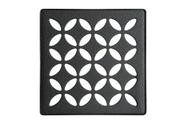 Dreno de chuveiro Schluter Kerdi-Drain Floral em aço inoxidável