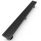 Dreno de chuveiro WEBANG 24" Retangular Matte Black SUS304