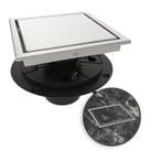 Dreno de chuveiro WEBANG 6" Square SUS304 em aço inoxidável
