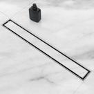 Dreno de chuveiro ZEKOO Linear 60cm de níquel escovado em aço inoxidável