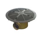 Dreno de Fundo Sodramar Redondo Latão 2" c/tampa FBS prata Anti-Turbilhão