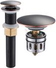 Dreno de pia de banheiro REGALMIX RWF082C Pop Up Oil Rubbed Bronze