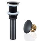 Dreno de pia de banheiro VOTON Pop Up Stopper Matte Black