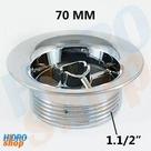 Dreno para Banheira Jacuzzi Cromado 1.1/2" - DRE55