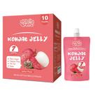 Drink Konjac Jelly Pouch Drink VOLO VERO Lychee, pacote com 10 e 7 calorias