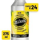 Drink Pronto Mikes Ice Lemonade Long Neck 275ml Caixa c/ 24 un 1x24 Unidades 275ml LONG NECK