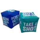 Drinking Game TMD Retail Giant Dice inflável em PVC 2 Dice