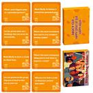 Drinking Party Game Cards Funny Challenge Deck Orange
