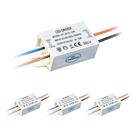 Driver de alimentação HHTUN DC12V 12W à prova dágua IP67, kit com 4 unidades Driver de alimentação HHTUN DC12V 12W à prova dágua IP67, kit com 4 unidades