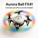 Drone Aurora Ball FX41 Infantil Voo 360, Acrobacias Divertidas, Estrutura Super Resistente e Seguro para Crianças