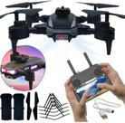 Drone com Câmera Dupla 4K, GPS, Sensor de Obstáculos, Dobrável, Cor Prata, 2 Baterias