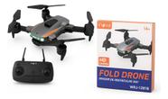 Drone Dobrável Inova Wrj-12616 Hd Com Câmera Fpv E Controle