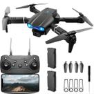 Drone E88 Profissional com 2 baterias câmera 4K HD WiFi 2.4G Modo sem cabeça Dobrável
