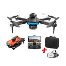 Drone K102 MAX, com Câmera Brushless, Fluxo Óptico, Evita Obstáculos 1 Bateria + Óculos Vr