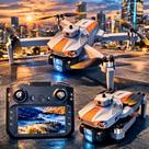 Drone LF669 Profissional HD Controle com Tela LCD FPV Sensor de Obstáculos e 1 Bateria Bivolt USB
