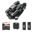 Drone M8 Câmera Dupla, Motor Brushless, Evita Obstáculos, 2 Baterias