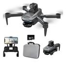Drone Profissional L200 Pro Max 4K GPS Gimbal Duplo 2 Eixos Sensor Obstáculos Cinza