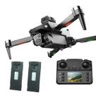 Drone Profissional S182 Max Com 2 Baterias Com Motor Brushless Controle LCD Câmera HD Estável Dobrável Optical Flow Retorno Automático Cartão SD
