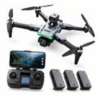 Drone S166 GPS 5G Com Câmera 4K Sensor Obstáculo Brushless 3 Baterias Bolsa Motor Brushless Retorno Automático