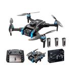 Drone XT808 com Tela Câmera GPS, Motor Brushless, Desvio de Obstáculos, 3 Baterias