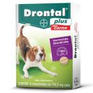 Drontal Plus Carne Cães 10kg Vermifugo 4 comprimidos