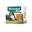 Drontal Plus Vermífugo 35kg Carne 2Comp Proteção Completa