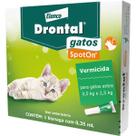 Drontal SpotOn para Gatos de 0,5 Kg a 2,5 Kg Elanco Vermífugo - 1 Bisnaga