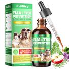 Drops de prevenção de pulgas e carrapatos Cudory para cães e gatos 60 ml